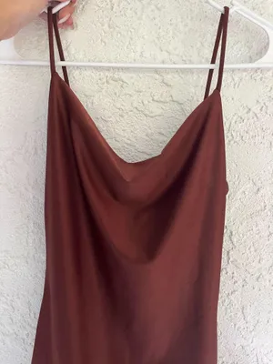 Brown Long Dress thumbnail 1