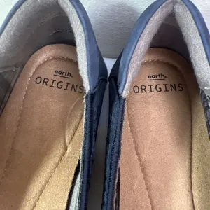 Earth Origins Fable Ballet Flats Women's 11‎ Blueberry Nubuck Comfort Shoes NIB thumbnail 7
