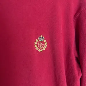 Vintage Lauren Ralph Lauren Red Turtleneck Sweater Womens L Crest Logo Cotton thumbnail 9
