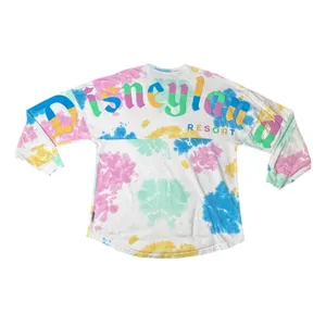 Disney Spirit Jersey Disneyland Resort Pastel Tie Dye Rainbow Size M thumbnail 5