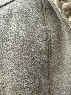 Free People Y2K Cow Leather Suede Wool Vest Small Boho Western Cowgirl thumbnail 8