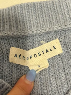 aeropostale blue sweater thumbnail 2