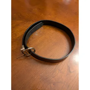 Calvin Klein Black/Brown Reversible Belt Size 32 Silver Buckle thumbnail 9