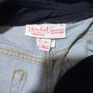 Ingrid & Isabel Midi Maternity Jean Shorts thumbnail 3