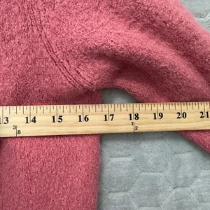 The Reeds J.Crew Cardigan Sweater Pink Pointelle Knit Coquette Y2K Soft Womens M thumbnail 7