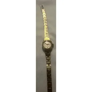 Vintage Caravelle by‎ Bulova Gold Tone Women's Manual Wind Up Watch Swiss Made thumbnail 5