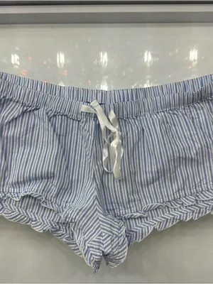 Brandy Melville Blue And White Striped Pajama Shorts W (Ready To Ship) thumbnail 2