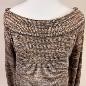 Free People Sugar Rush Off‎ The Shoulder Sweater Long Sleeve Cropped thumbnail 4