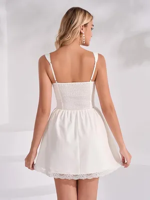White Casual Dress thumbnail 2