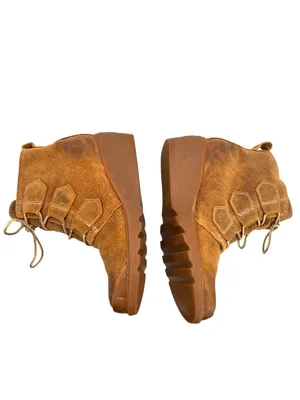 Sorel Toronto Lace-Up Wedge Ankle Boots Waterproof Camel Brown Size 6 thumbnail 5