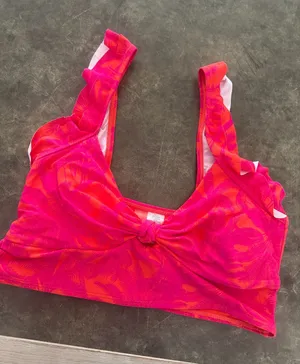 Mynah pull on removable pad bikini top Pink Size XL thumbnail 1