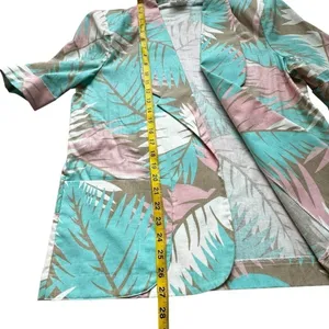 VTG Preppy 80s Blazer Pastels 14 Eclectic Prep Light Academia Y2K 3/4‎ Sleeve thumbnail 14