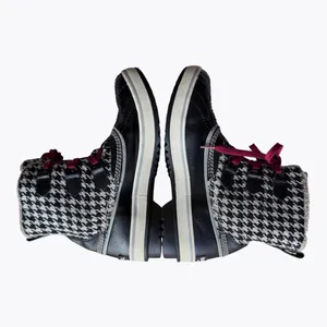 Sorel Tofino Houndstooth Waterproof Snow Boots Women 9 Black White Red Lace thumbnail 6