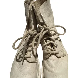 Dr Martens 1460 Pascal Mono Boot in Cream Virginia Leather Boots Women's Sz 6‎ thumbnail 3