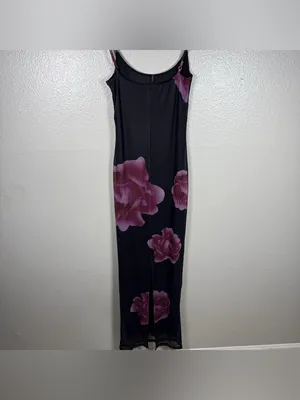 White Fox ThingsI should have said maxi dress in midnight Peony SZ:S thumbnail 6