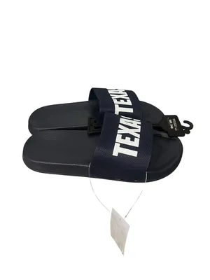 Walmart NWT Texas Slip On Slider Sandals Navy Unisex W9/M8 Everyday Beachwear Pool thumbnail 4