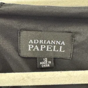 Adrianna Papell 2010s Tiered Ruffle Cocktail Dress Sleeveless V-Neck Size 12‎ thumbnail 7