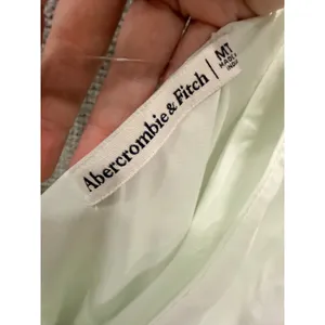 Abercrombie & Fitch Mini Dress Women MT Mint Green One Shoulder Ruched‎ Draped thumbnail 6
