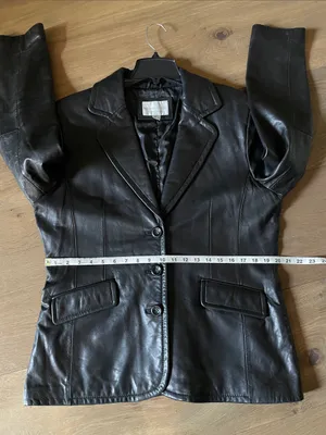 Vintage Worthington Black Leather Jacket Women’s Size Large thumbnail 9