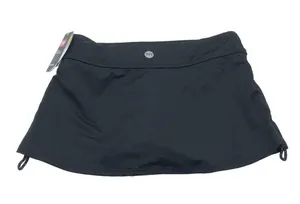 TYR Womens Durafast Elite Solid Della Skort Adjustable Ties UPF 50+ Black M/8 thumbnail 7