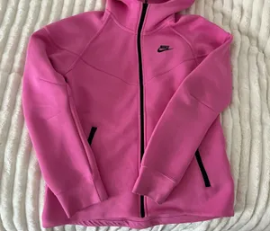 Pink Nike Tech Fleece Zip-Up thumbnail 1