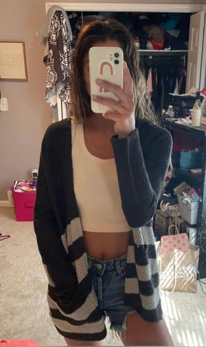 Heather Grey Cardigan thumbnail 1