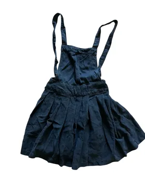 Joe’s Jeans Black Denim Pinafore Overalls Dress | Small thumbnail 1