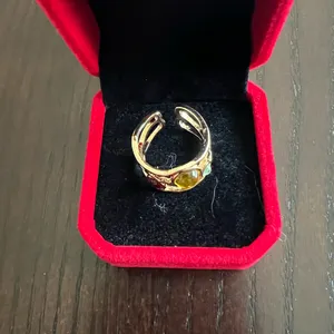 Multicolor Gemstone Adjustable Ring Size 7 thumbnail 4