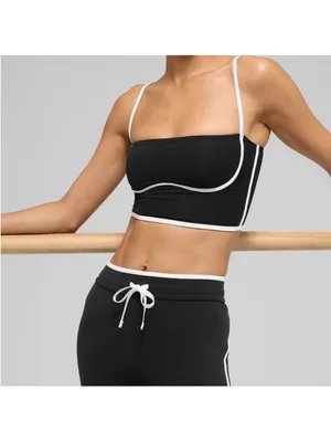 Alo Yoga airbrush black leggings and top with white side stripe set thumbnail 4
