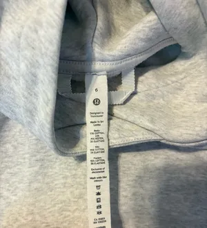 Grey lululemon hoodie Size 6  thumbnail 4