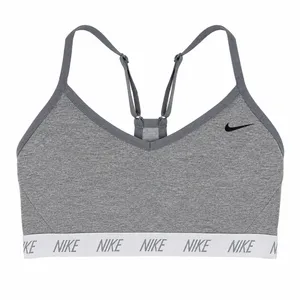 NIKE XL Small Dri-Fit Indy Light Support Sports Bra Gray Swoosh Logo Women's thumbnail 2
