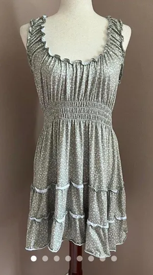 Altar'd State Floral Dress thumbnail 1