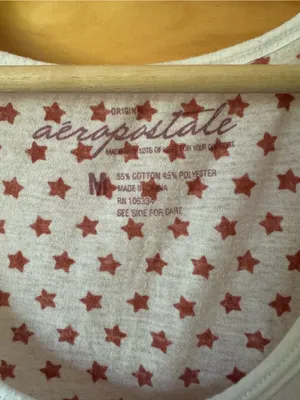 Vintage Aeropostale star spangled tank top size medium thumbnail 3
