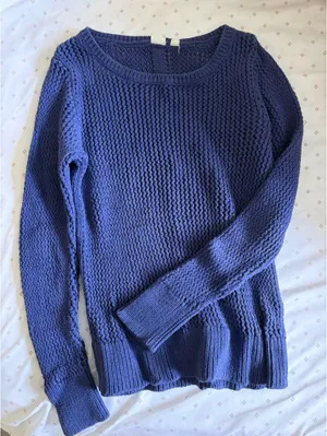 Gap Blue Knit Sweater thumbnail 1