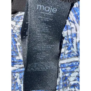 Maje‎ Maxi Ruffle Dress Womens Med Tiered High Low size 38 thumbnail 10