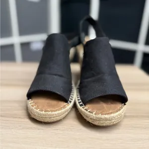 Toms Espadrille Slingback Monica Wedge Canvas Sandal thumbnail 5