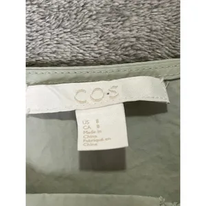 COS Smooth Cotton Top Light Gray Size 8 Oversized Minimalist Boxy Tunic thumbnail 5