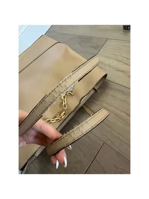 Michael Kors Tan Leather Jet Set Chain Tote Bag thumbnail 9