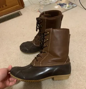 Duck Boots Brown Size 9 thumbnail 1