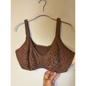 Chantelle NORAH 38DDD SEAMLESS COMFORT Super Soft BRA Brown Underwire 13F1 $88 thumbnail 6