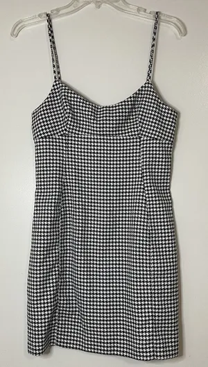 Bec + Bridge French Liaison Mini Dress black squares size US 6 thumbnail 1