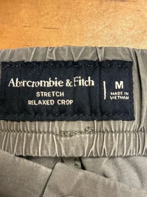 Abercrombie & Fitch stretch relaxed crop Gray Size Medium (0280) thumbnail 7