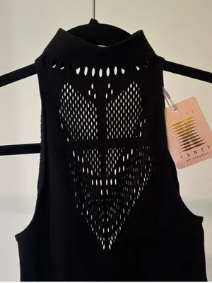 Savage X Fenty Black Viva La Diva Seamless Maxi Dress – NWT Size fits XS-XL thumbnail 4
