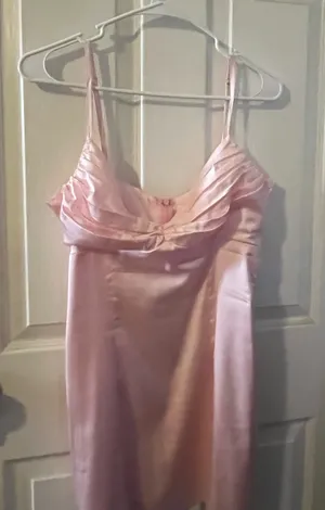 Beginning Boutique Honey Light Pink Mini Dress thumbnail 1