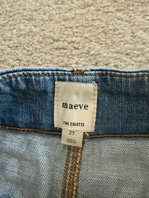 Maeve Anthropologie Jeans Colette The Cropped Wide-Leg thumbnail 3