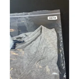 Ralph Lauren Sport Gray Cotton V Neck Long Sleeve T-Shirt L Preppy Pony Logo Y2K thumbnail 11
