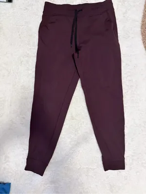 32 degrees small Women's Burgundy Drawstring Joggers thumbnail 2