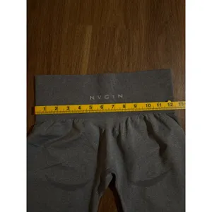 NVGTN Women Heather Grey Seamless High Waisted Workout‎ Leggings Size Medium thumbnail 4