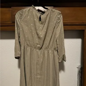 Baltic Born green Vintage-Inspired Sundress with Bishop Sleeves thumbnail 2