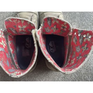 Le Crown Handmade in Italy Distressed Leather Convertible High Low Sneakers 37 thumbnail 11